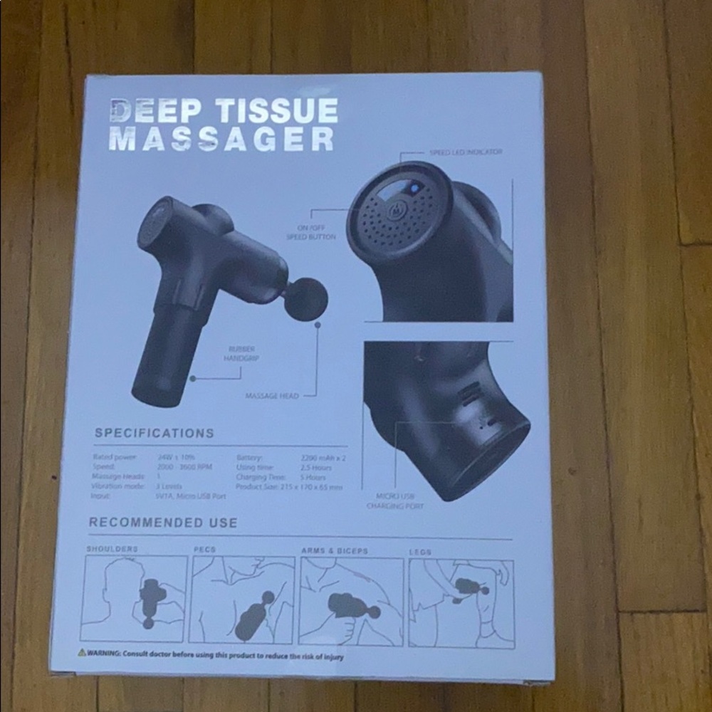 Deep tissue massager